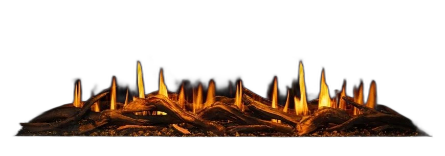 Трьохстороння електрична вставка AFLAMO Gold 74 з обігрівом