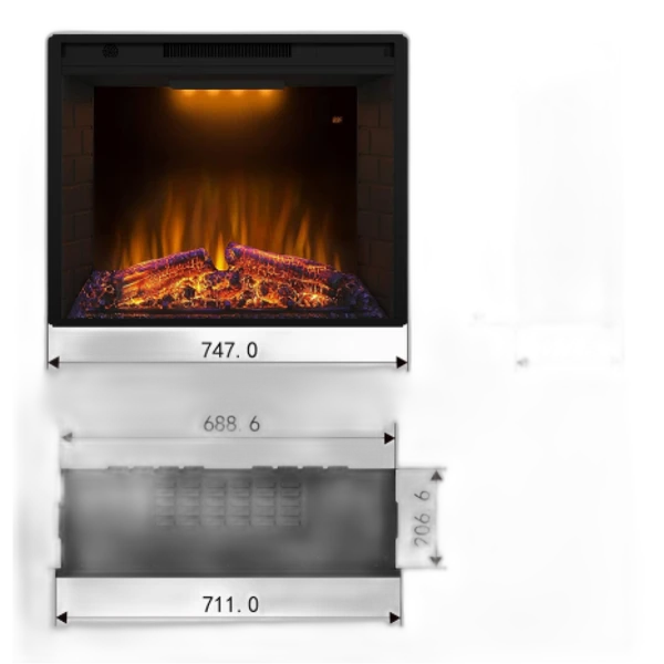Електрична вставка Royal Goodfire 28 LED з обігрівом