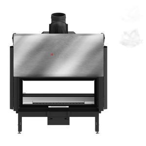 Камінна топка Hitze ARDENTE ARD105X43.DGS-I Тунель з гільйотиною+додаткове внутрішнє скло