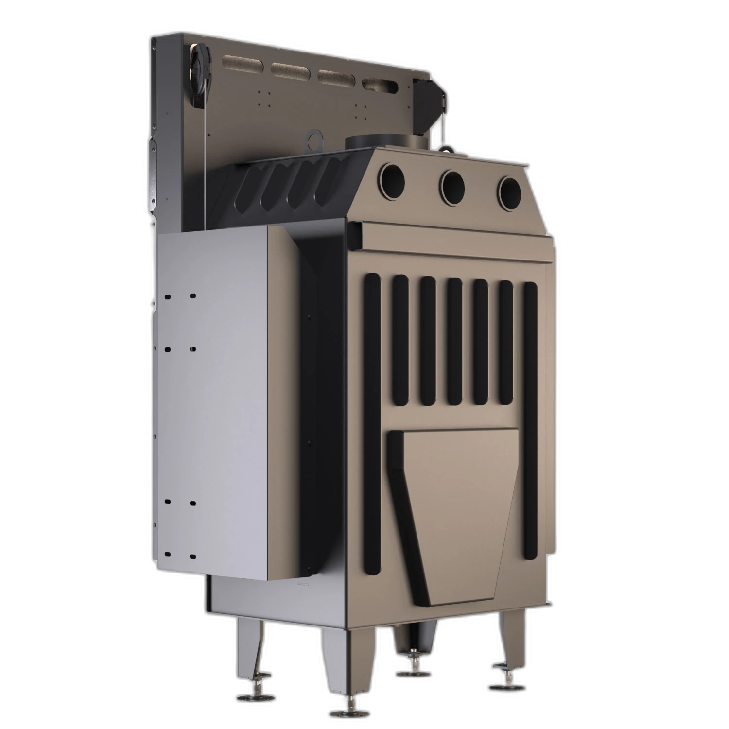 Камінна топка BOKAR 6050G (14,4 kW ) White ceramatex