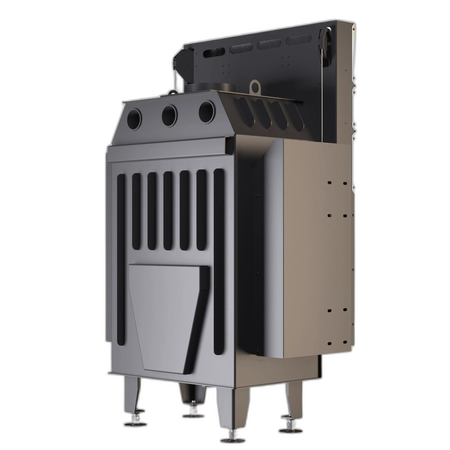 Камінна топка BOKAR 6050G (14,4 kW ) White ceramatex