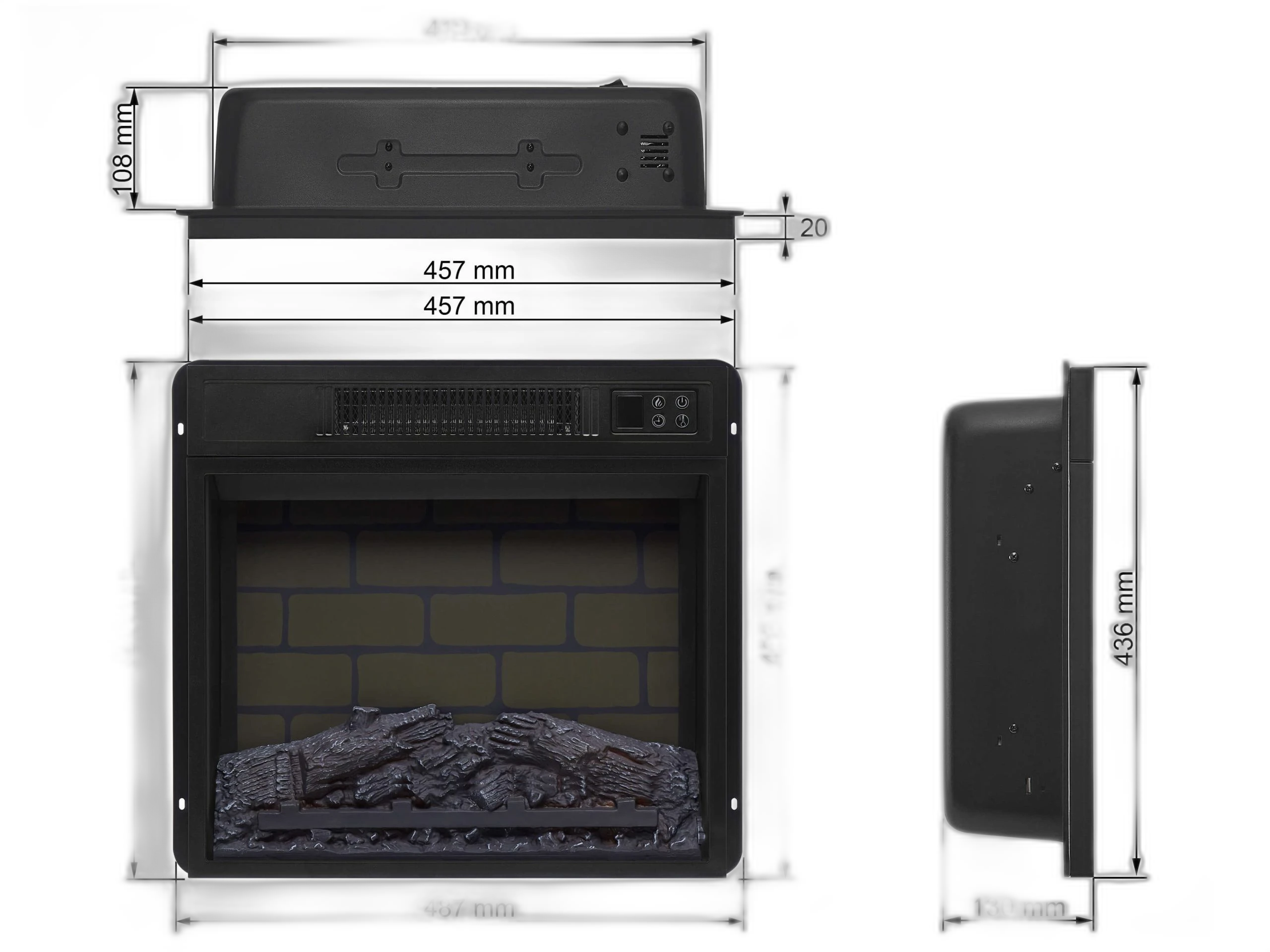 Електрокамін ArtiFlame AF18B