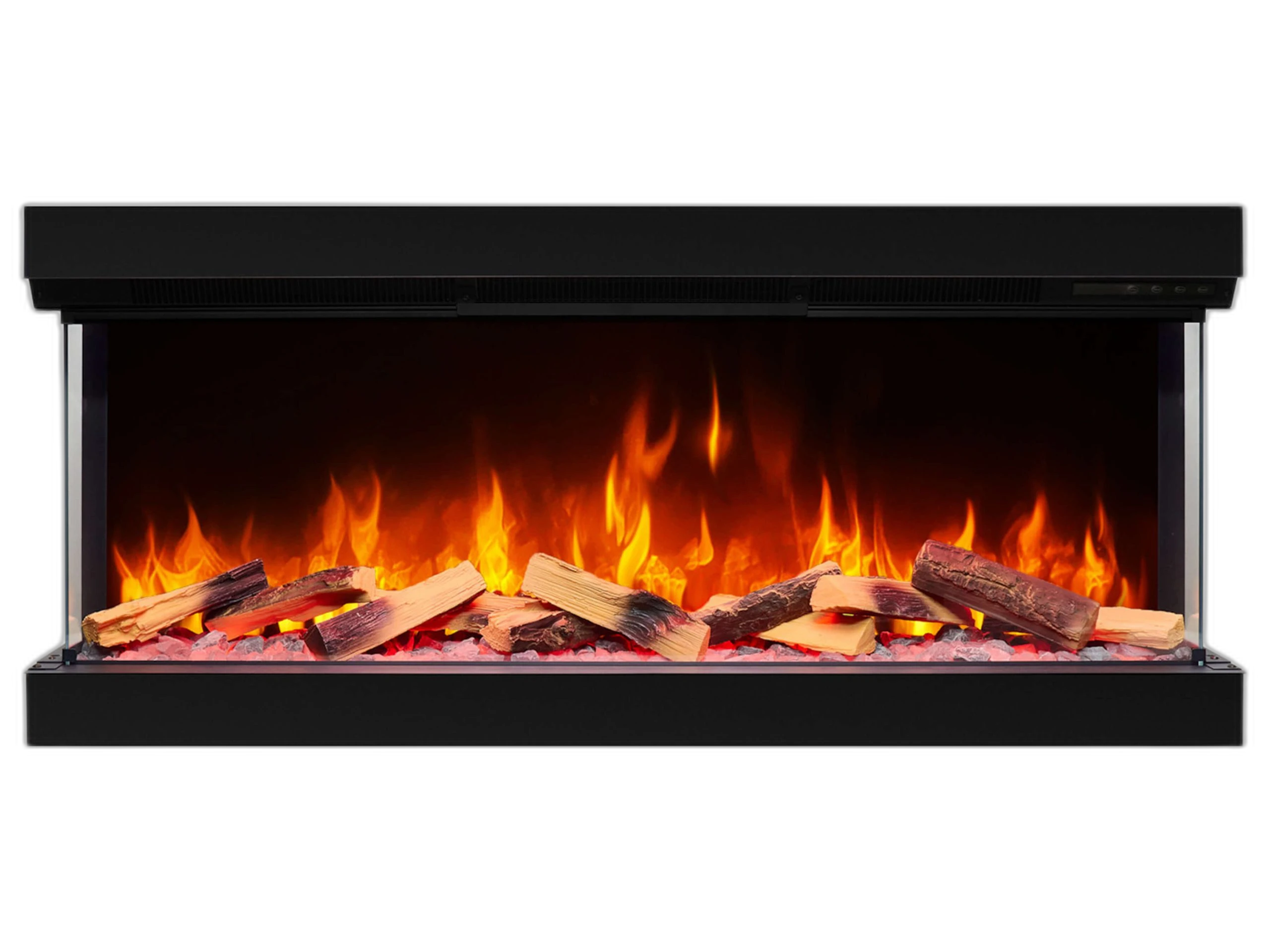 Електрокамін ArtiFlame AF50TS – тристоронній, ширина 125 см, з 3D-ефектом полум’я, обігрівом і Wi-Fi