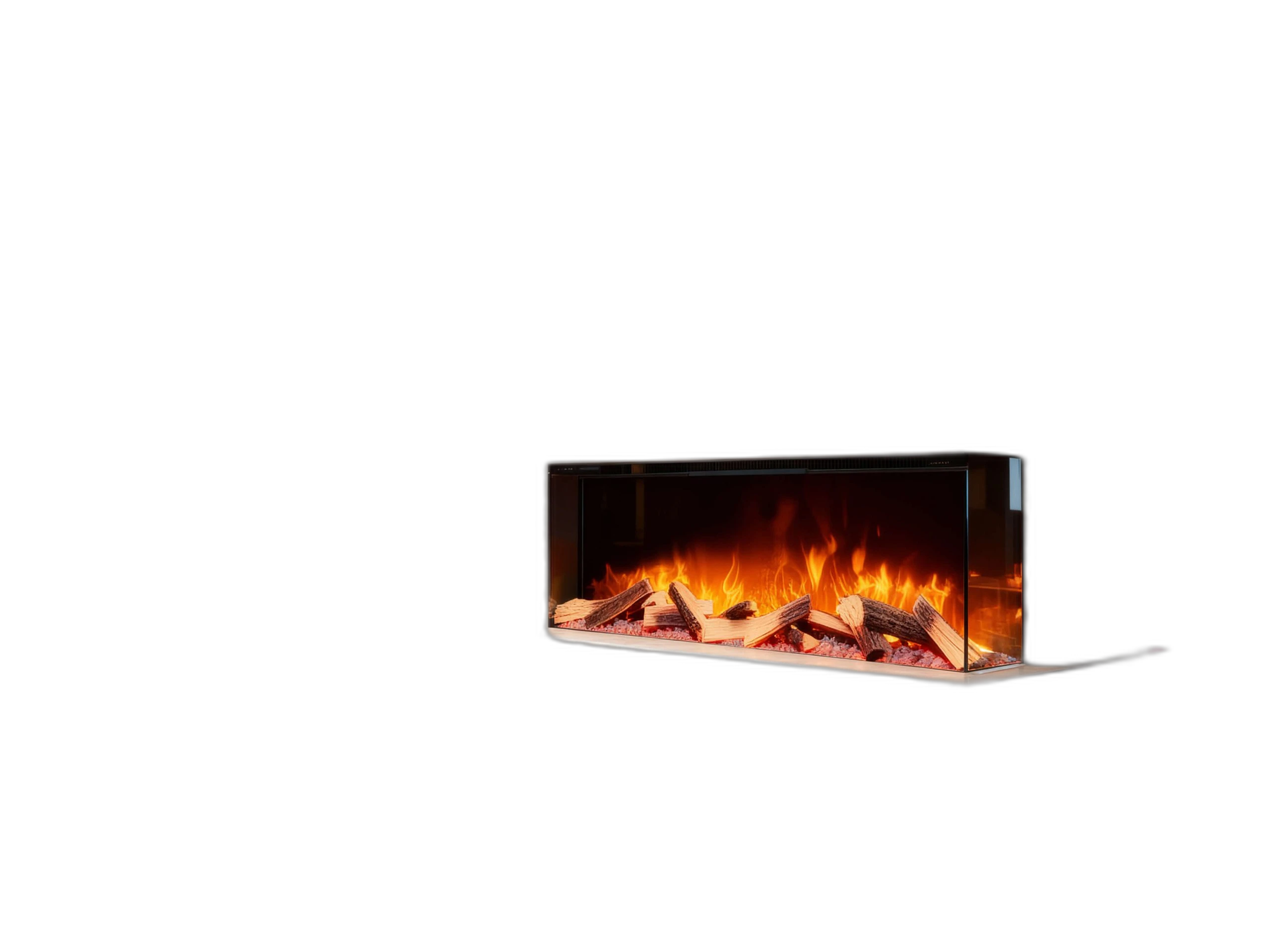 Електрокамін ArtiFlame AF50TS – тристоронній, ширина 125 см, з 3D-ефектом полум’я, обігрівом і Wi-Fi