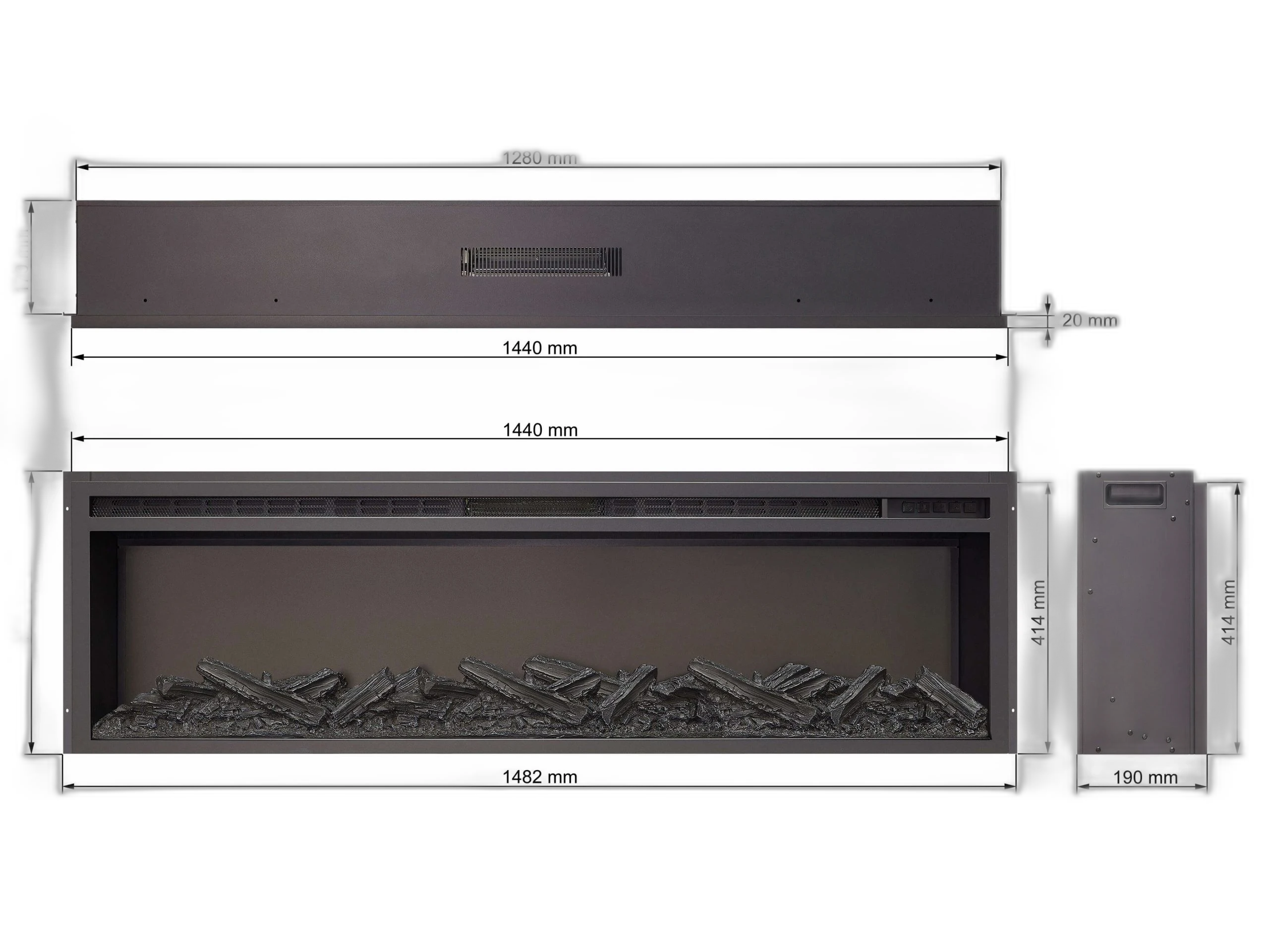 Електрокамін ArtiFlame AF58 Multicolor