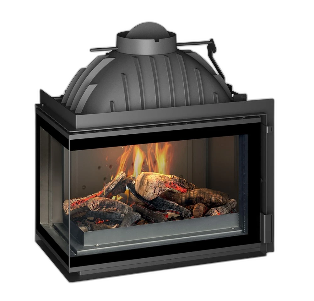 Камінна топка UNIFLAM 700 PLUS ECO ліве скло з шибером