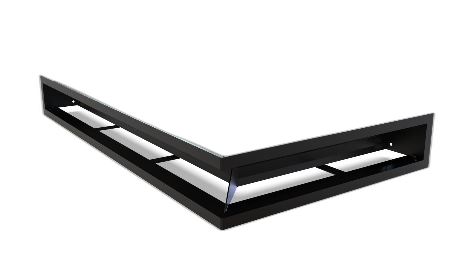 Вентиляційна решітка Defro Home DH LUFT кутова права 470x740x90 (80)