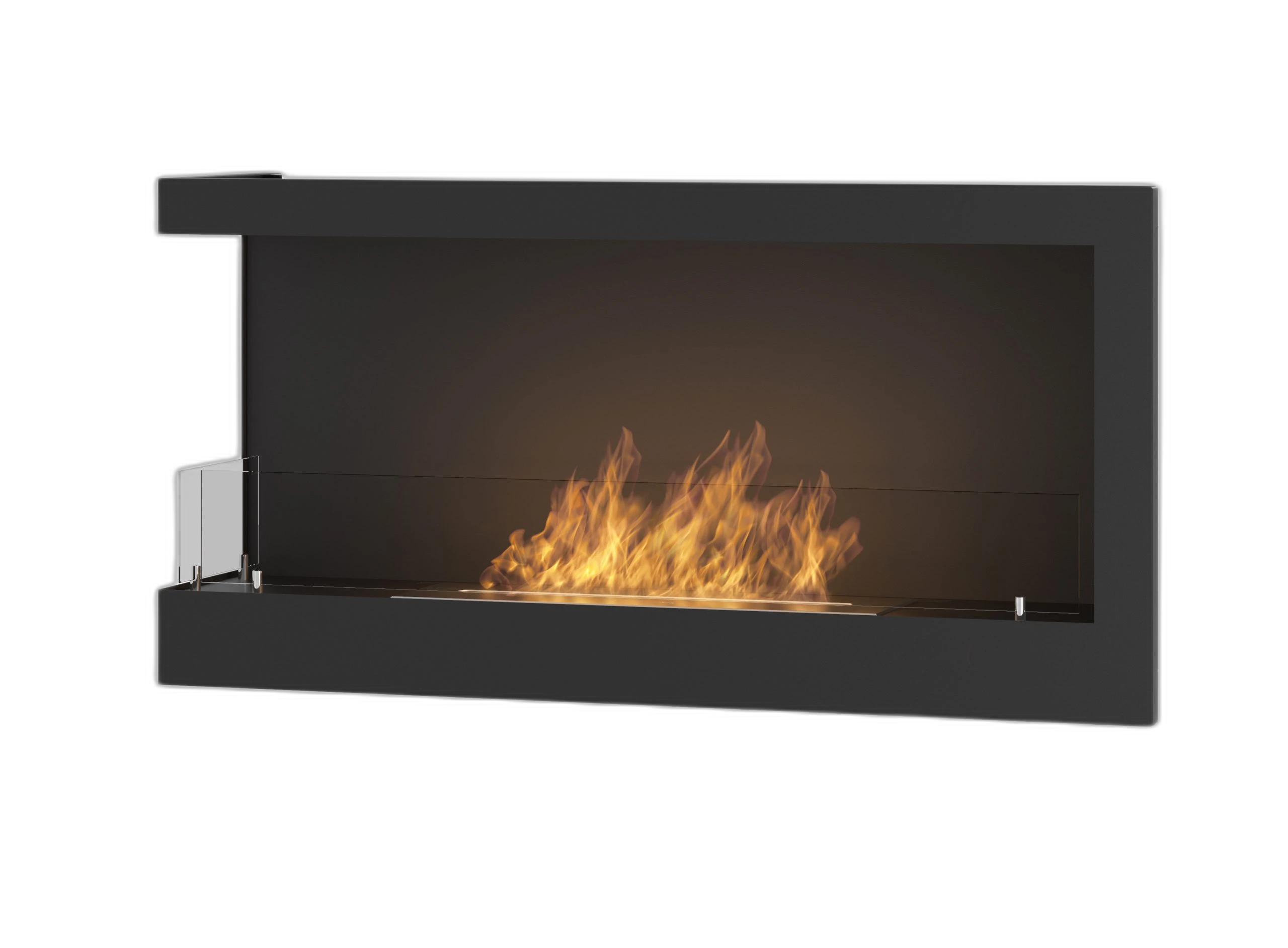 Біокамін Simple Fire CORNER 900 L Зі склом