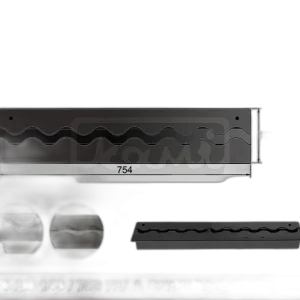 Пальник для біокаміна Kami 160×750 хвиля