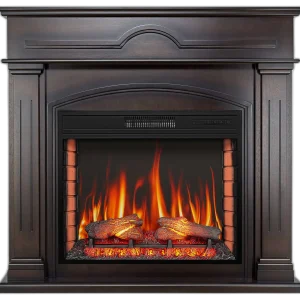 Електрокамін ArtiFlame December AF28S махагон коричневий антик