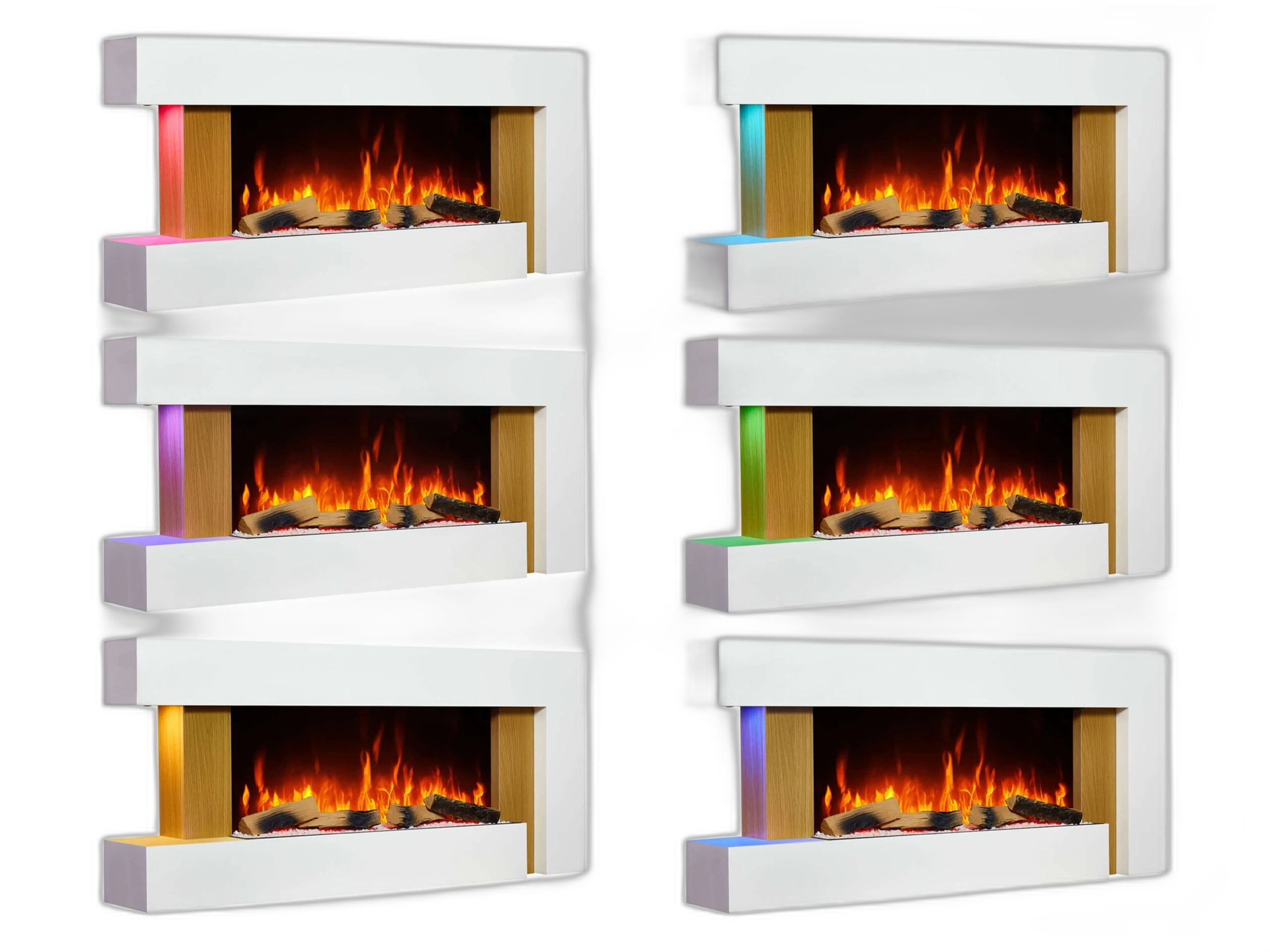 Електрокамін ArtiFlame Fjord AF52 – з 3D-ефектом полум’я, обігрівом і Wi-Fi