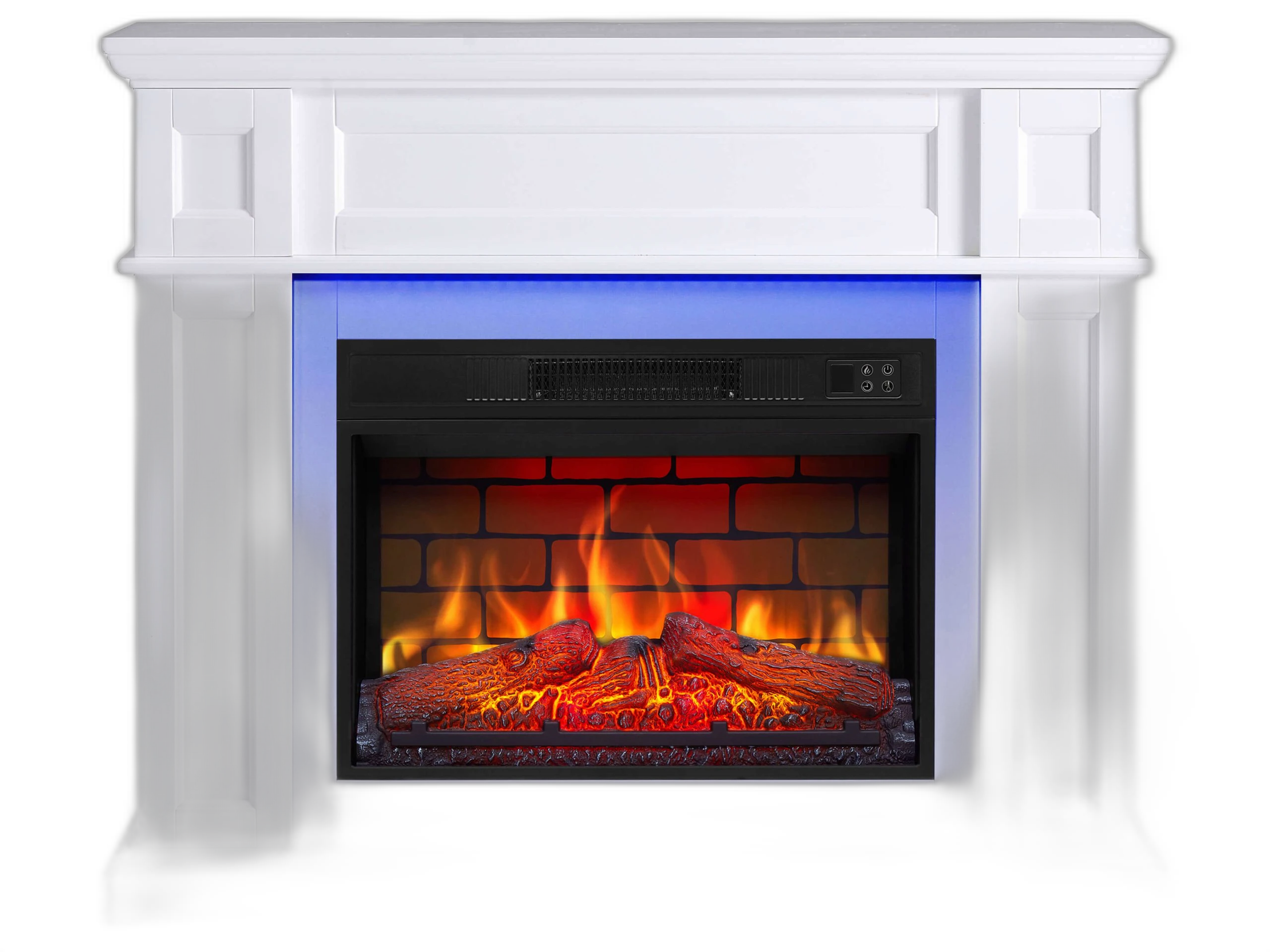 Електрокамін ArtiFlame Linz AF23BS білий з LED підсвічуванням