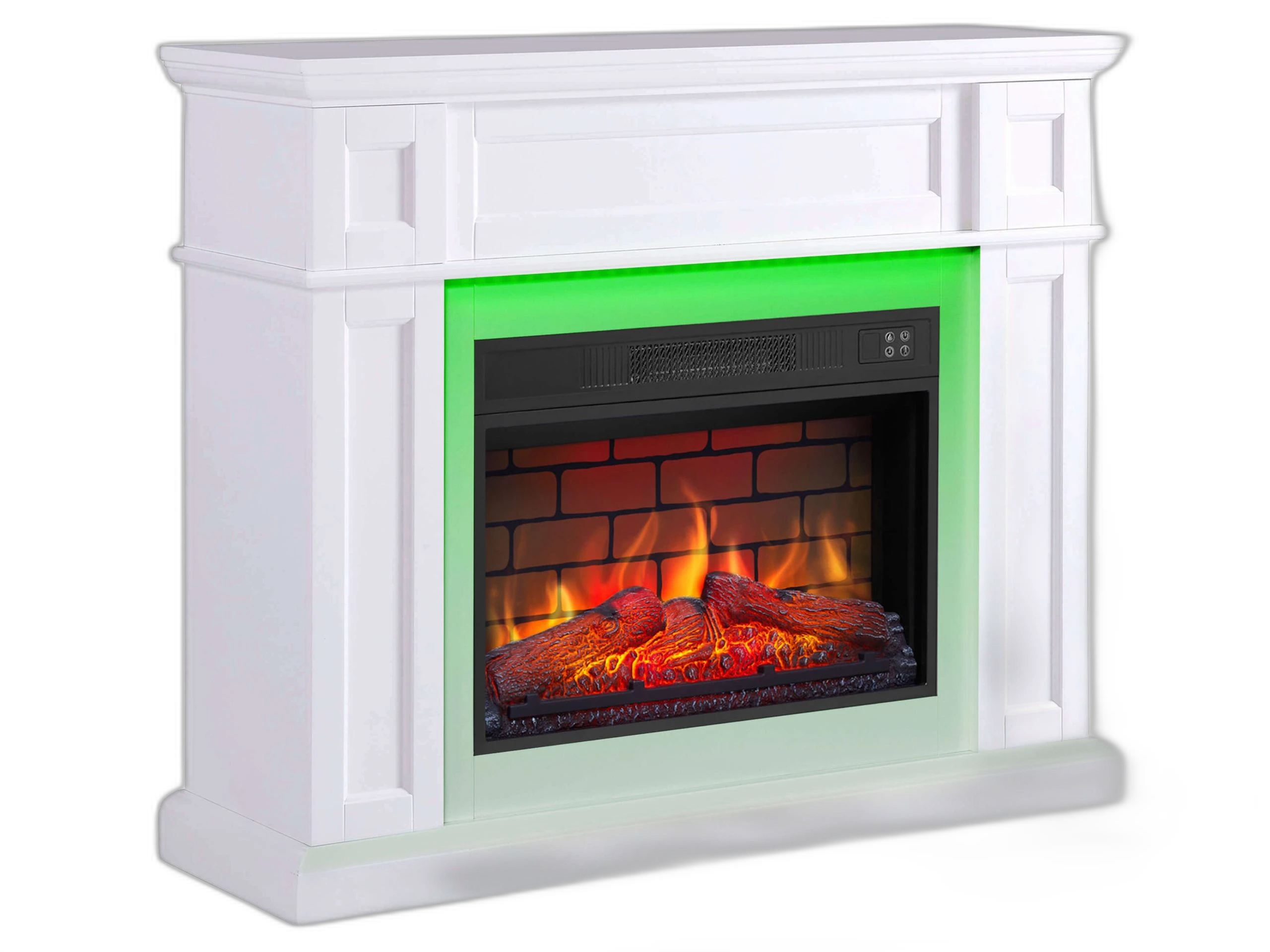 Електрокамін ArtiFlame Linz AF23BS білий з LED підсвічуванням