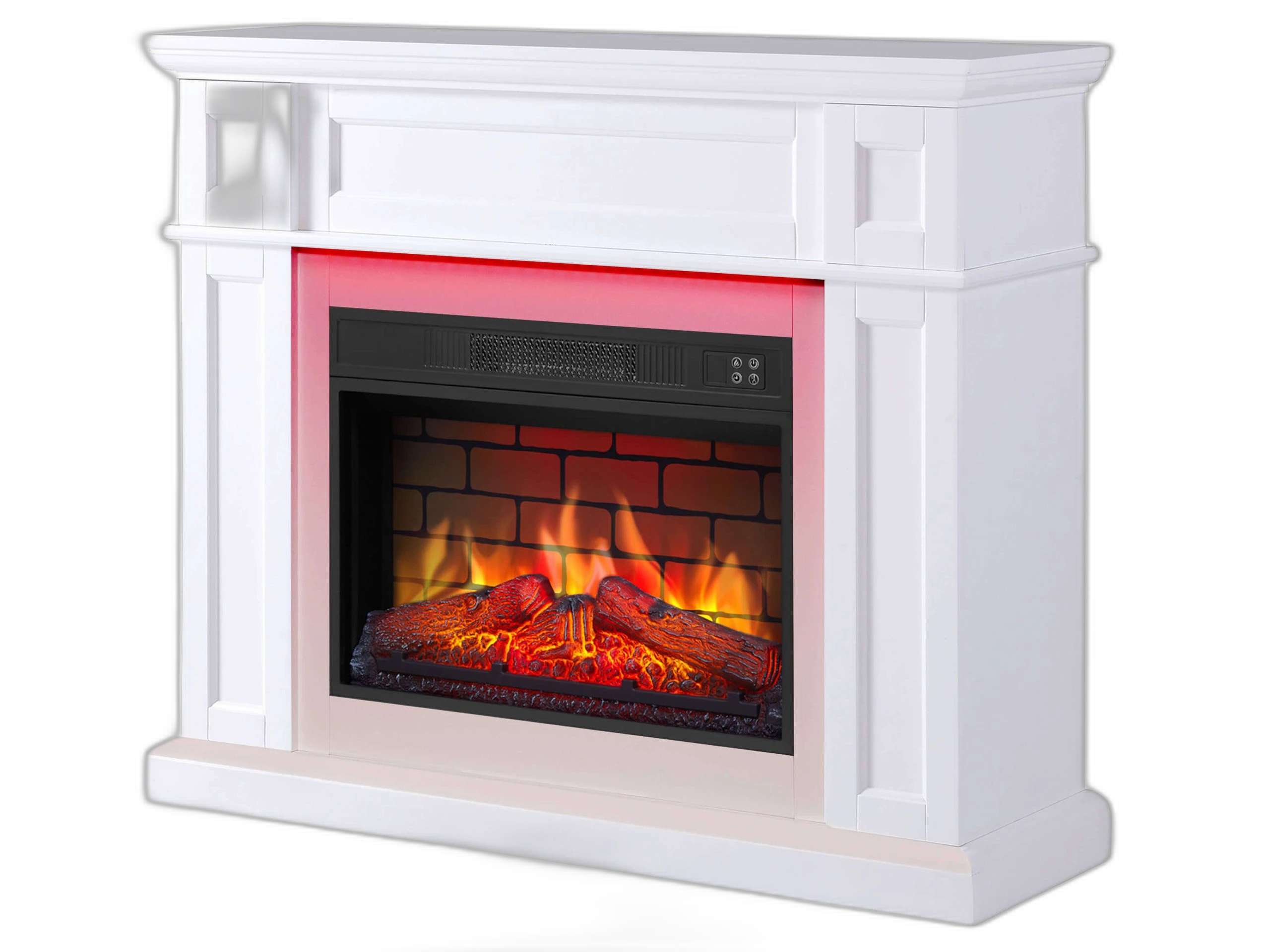 Електрокамін ArtiFlame Linz AF23BS білий з LED підсвічуванням
