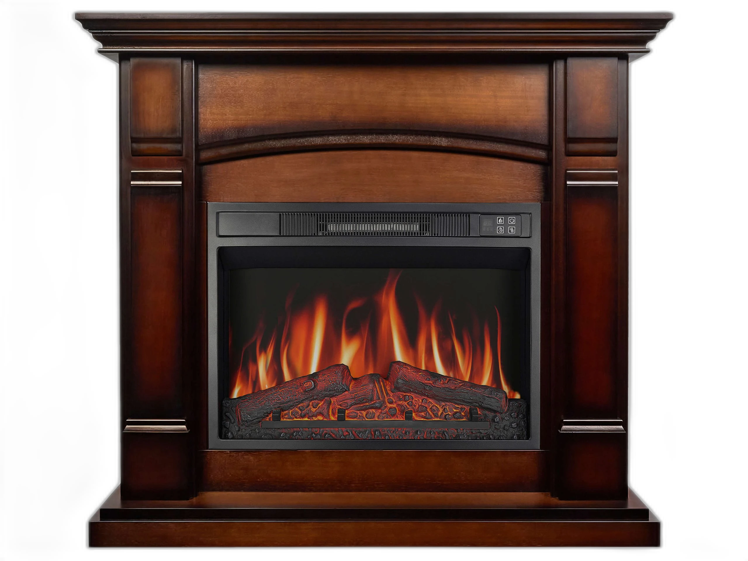 Електрокамін ArtiFlame Manchester AF23S махагон коричневий антик