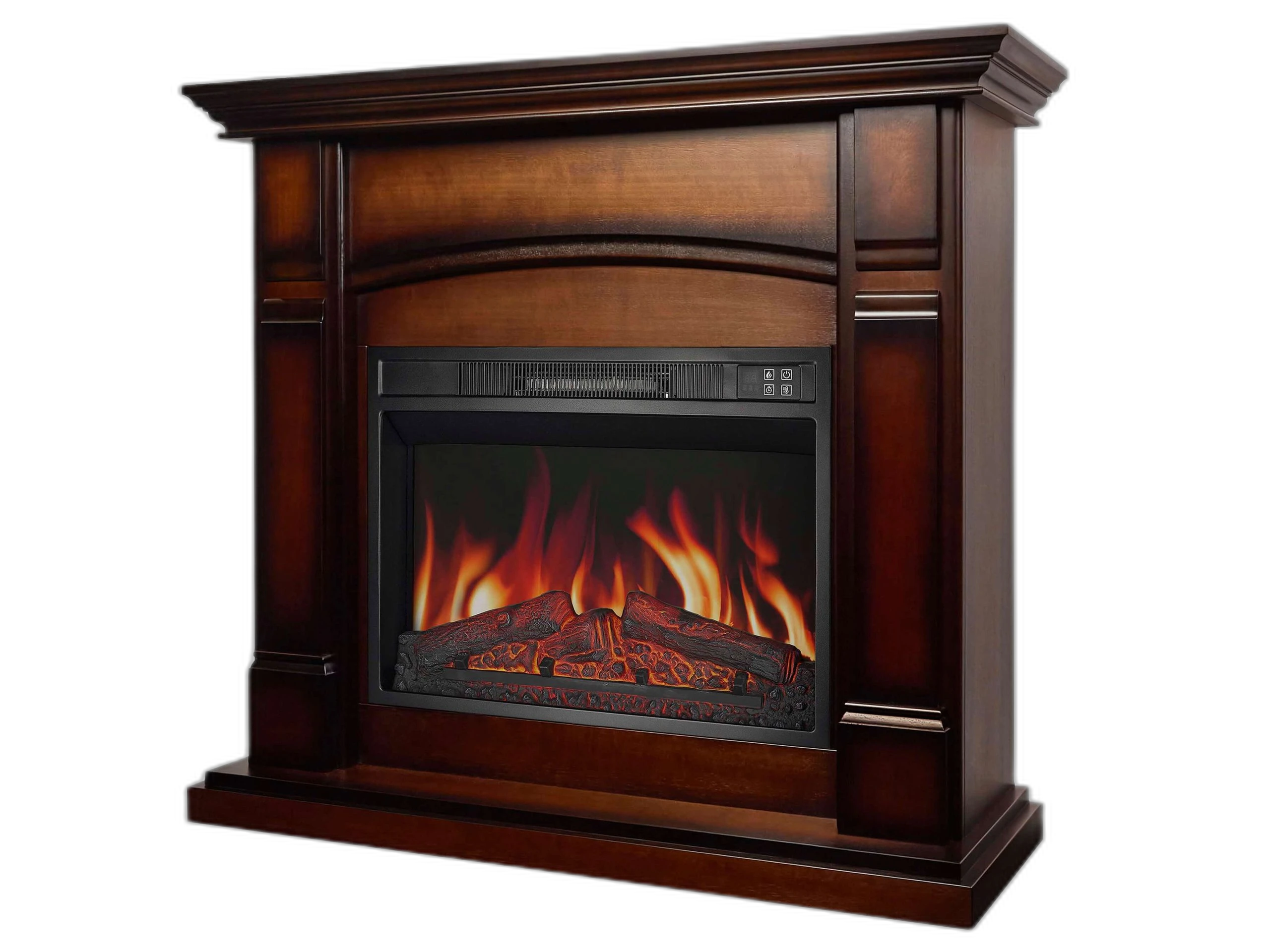 Електрокамін ArtiFlame Manchester AF23S махагон коричневий антик