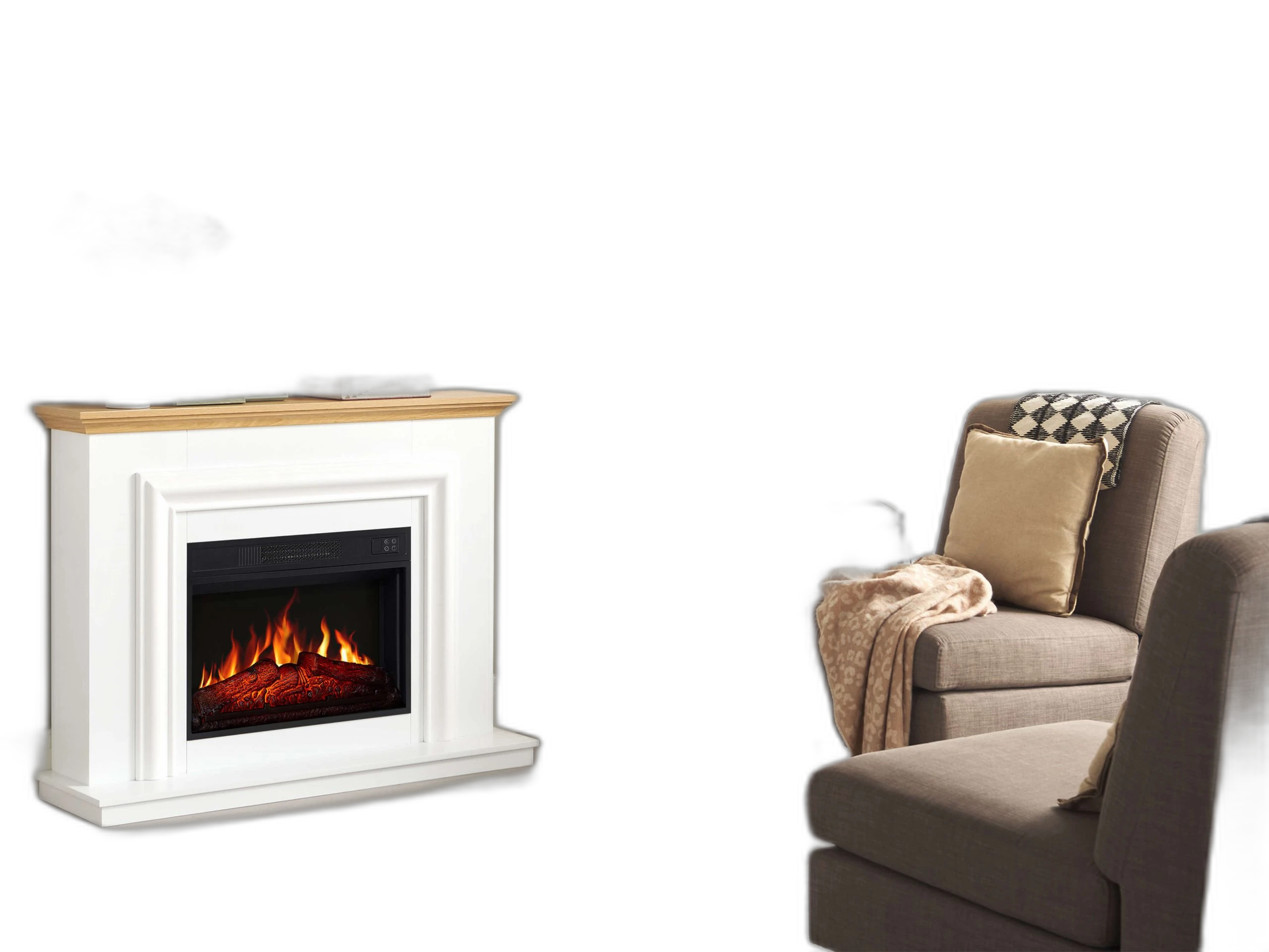 Електрокамін ArtiFlame Marbelya AF23S білий