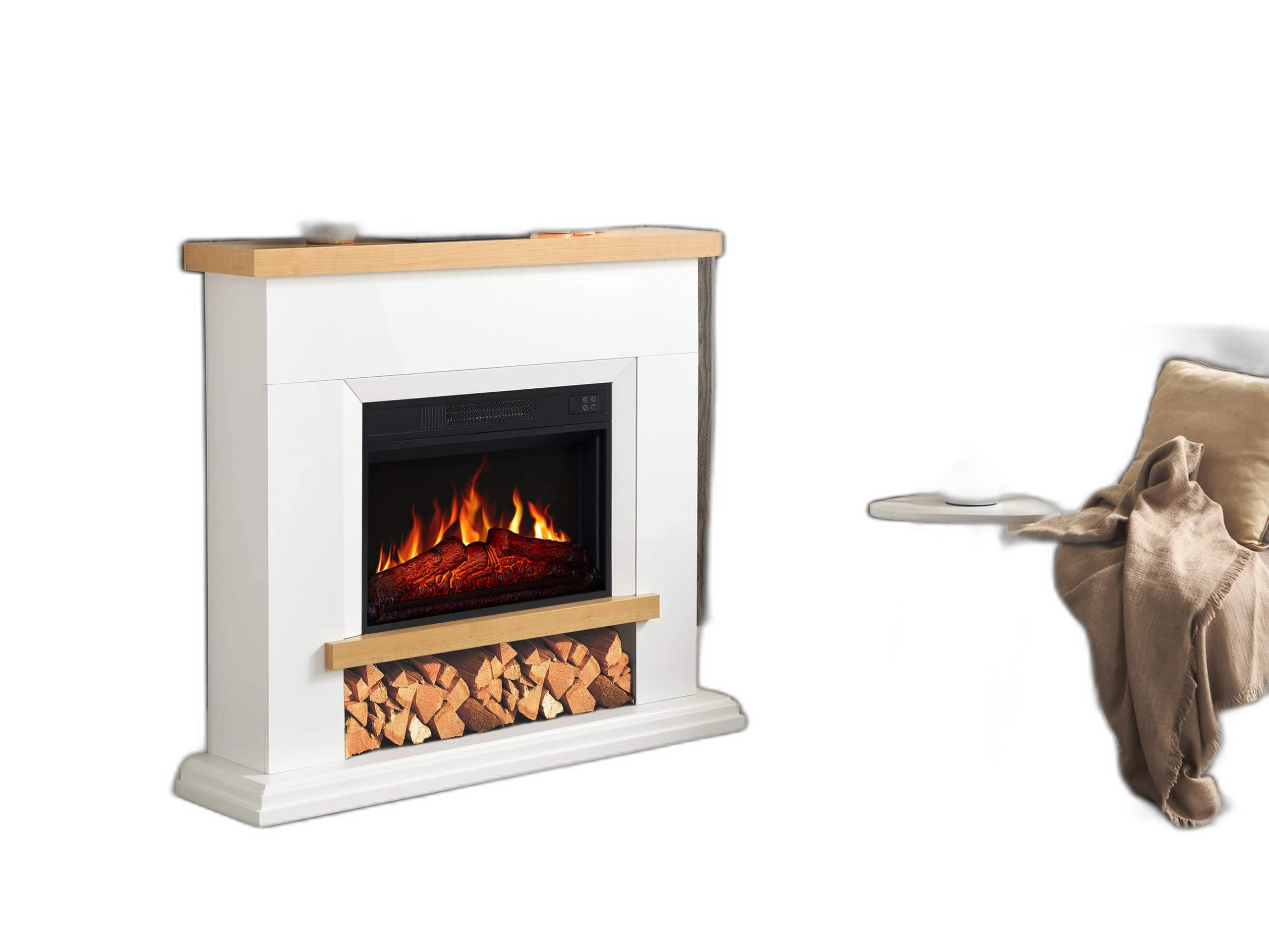 Електрокамін ArtiFlame Shelford AF23S білий