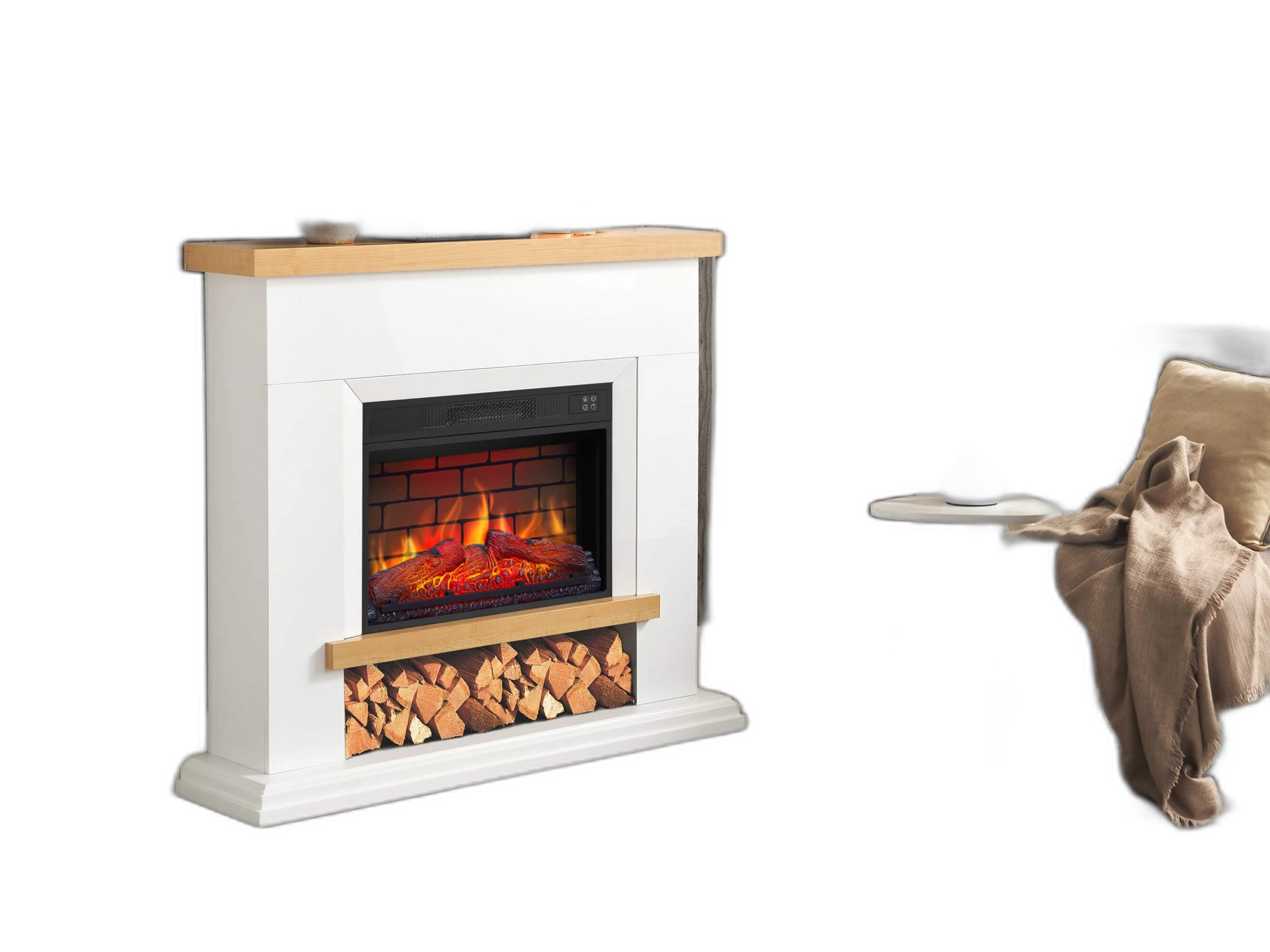 Електрокамін ArtiFlame Shelford AF23BS білий
