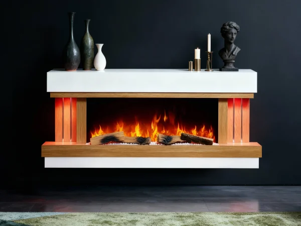 Електрокамін ArtiFlame Sogne AF52 – з 3D-ефектом полум’я, обігрівом і Wi-Fi