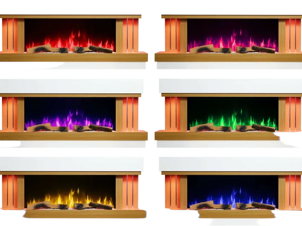 Електрокамін ArtiFlame Sogne AF52 – з 3D-ефектом полум’я, обігрівом і Wi-Fi