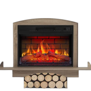 Електрокамін ArtiFlame Woodley AF23BS білий / дуб сірий