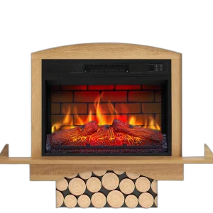 Електрокамін ArtiFlame Woodley AF23BS білий / дуб натуральний