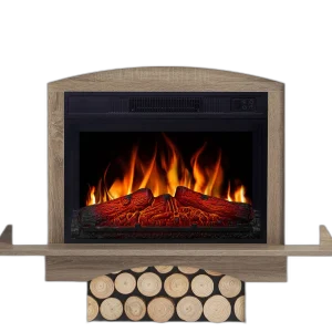 Електрокамін ArtiFlame Woodley AF23S білий / дуб сірий