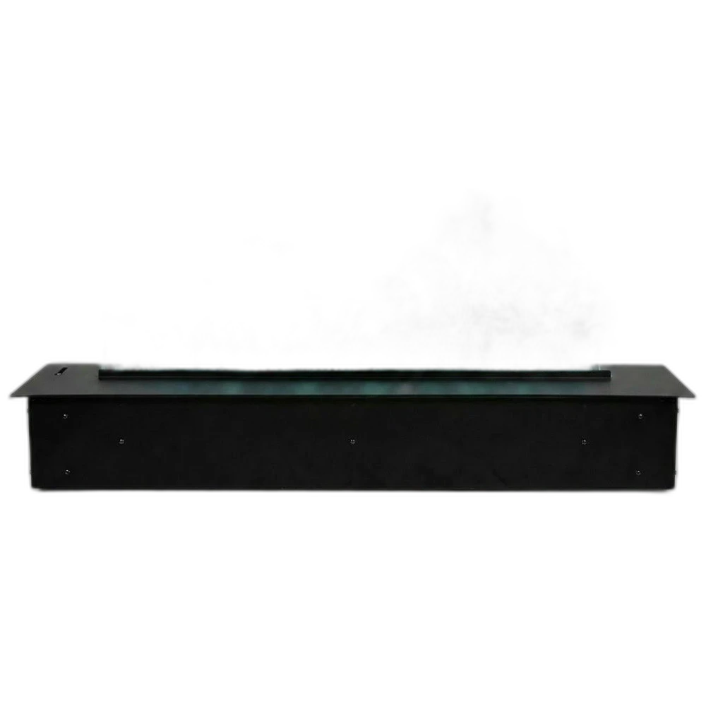 Електрокамін паровий A-Fire Cassette SF100 LOG Multicolor зі справжнім 3D ефектом полумʼя, звуком, дровами та кольоровим полумʼям, розмір 1012x271x232