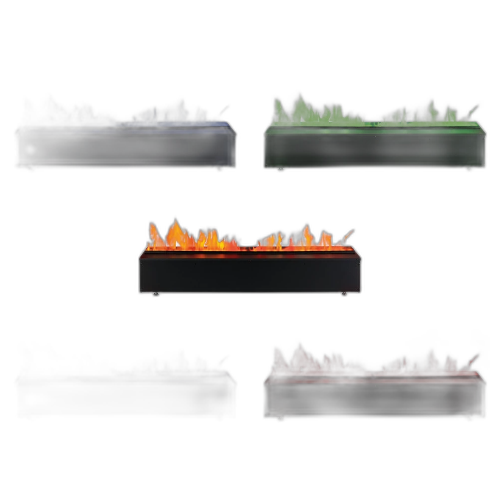 Електрокамін паровий Dimplex Opti-Myst Cassette 1000 Multicolor P PS зі справжнім 3D ефектом полумʼя, звуком та кольоровим полумʼям (підключення до води, імітація біо-каміна), розмір 1017x230x305
