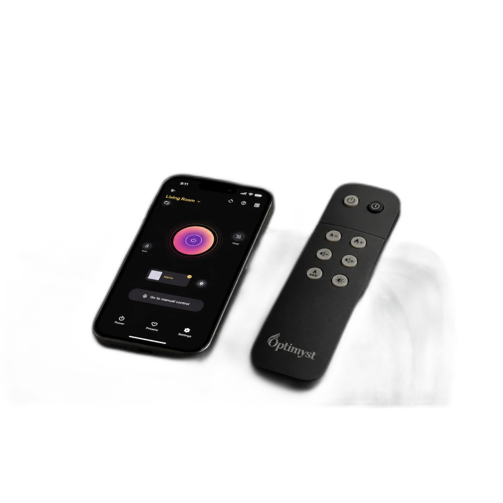 Електрокамін паровий Dimplex Opti-Myst Cassette 1000 Multicolor P SS зі справжнім 3D ефектом полумʼя, звуком та кольоровим полумʼям (підключення до води, з дровами), розмір 1017x390x354