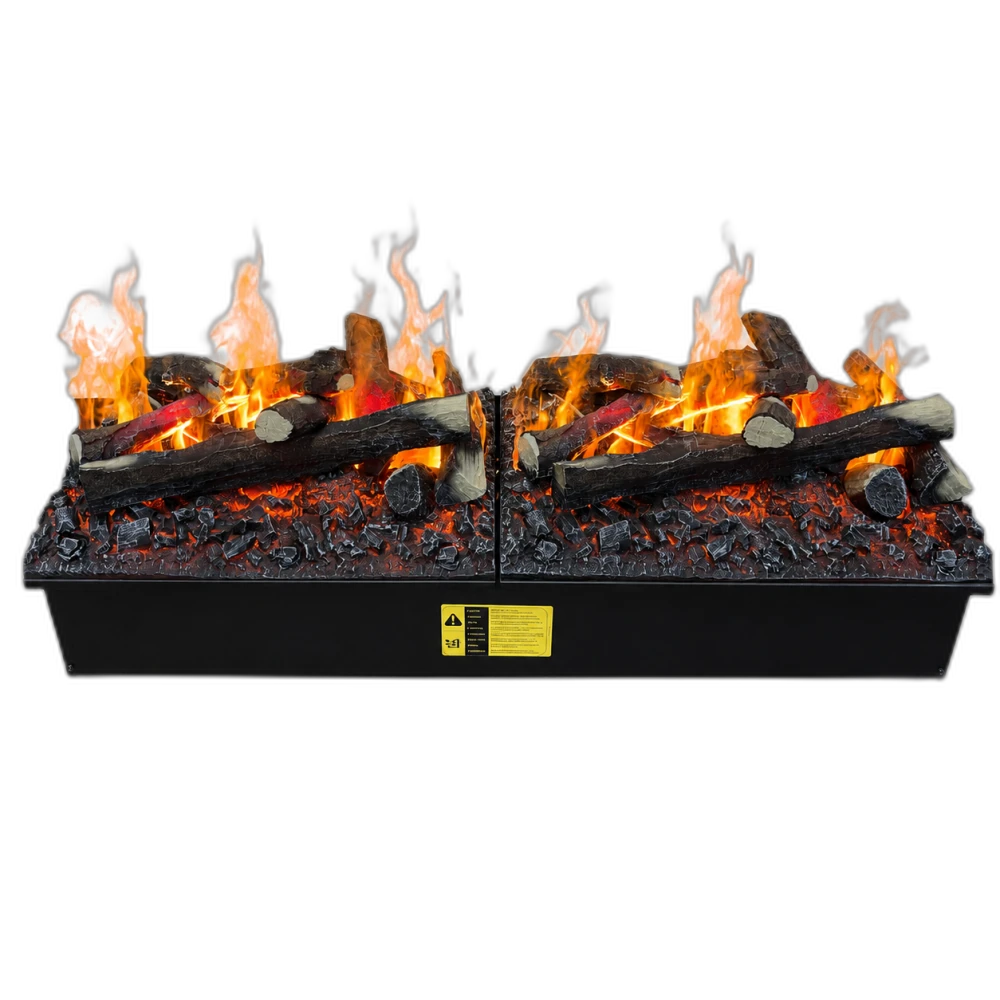 Електрокамін паровий Dimplex Opti-Myst Cassette 1000 Multicolor R SS New зі справжнім 3D ефектом полумʼя, звуком та кольоровим полумʼям (з ємностями для води, новий дизайн дров), розмір 1017x390x354