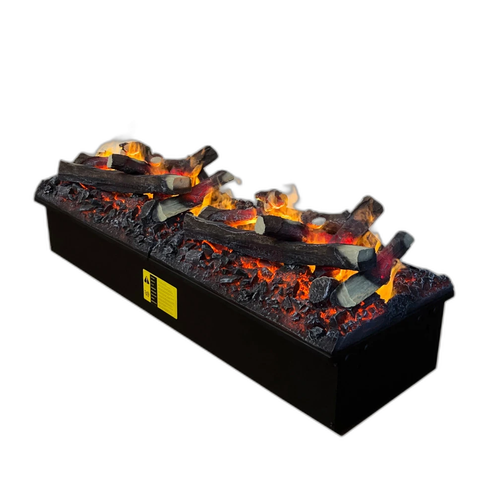 Електрокамін паровий Dimplex Opti-Myst Cassette 1000 R SS New зі справжнім 3D ефектом полумʼя та звуком (з ємностями для води, новий дизайн дров), розмір 1017x390x354