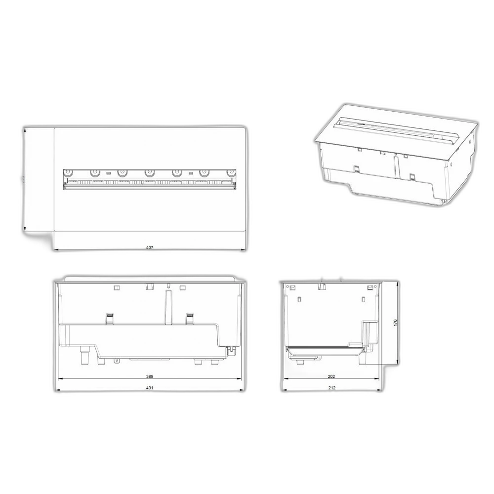 Електрокамін Dimplex Opti-myst Cassette 400 LED LOG