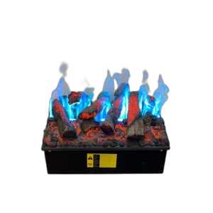 Електрокамін паровий Dimplex Opti-Myst Cassette 500 Multicolor R SS зі справжнім 3D ефектом полумʼя, звуком та кольоровим полумʼям (з ємностями для води, з дровами), розмір 508x390x354