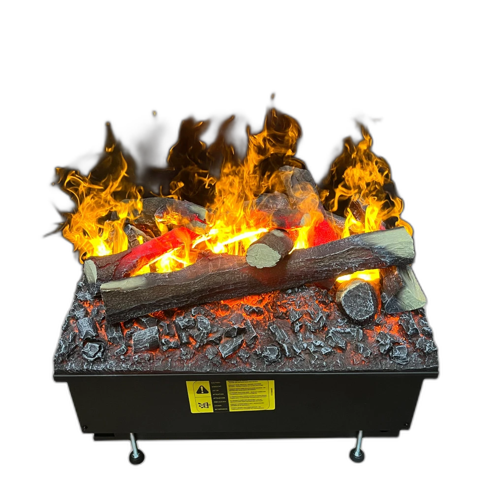 Електрокамін паровий Dimplex Opti-Myst Cassette 500 R SS New зі справжнім 3D ефектом полумʼя та звуком (з ємностями для води, новий дизайн дров), розмір 508x390x354