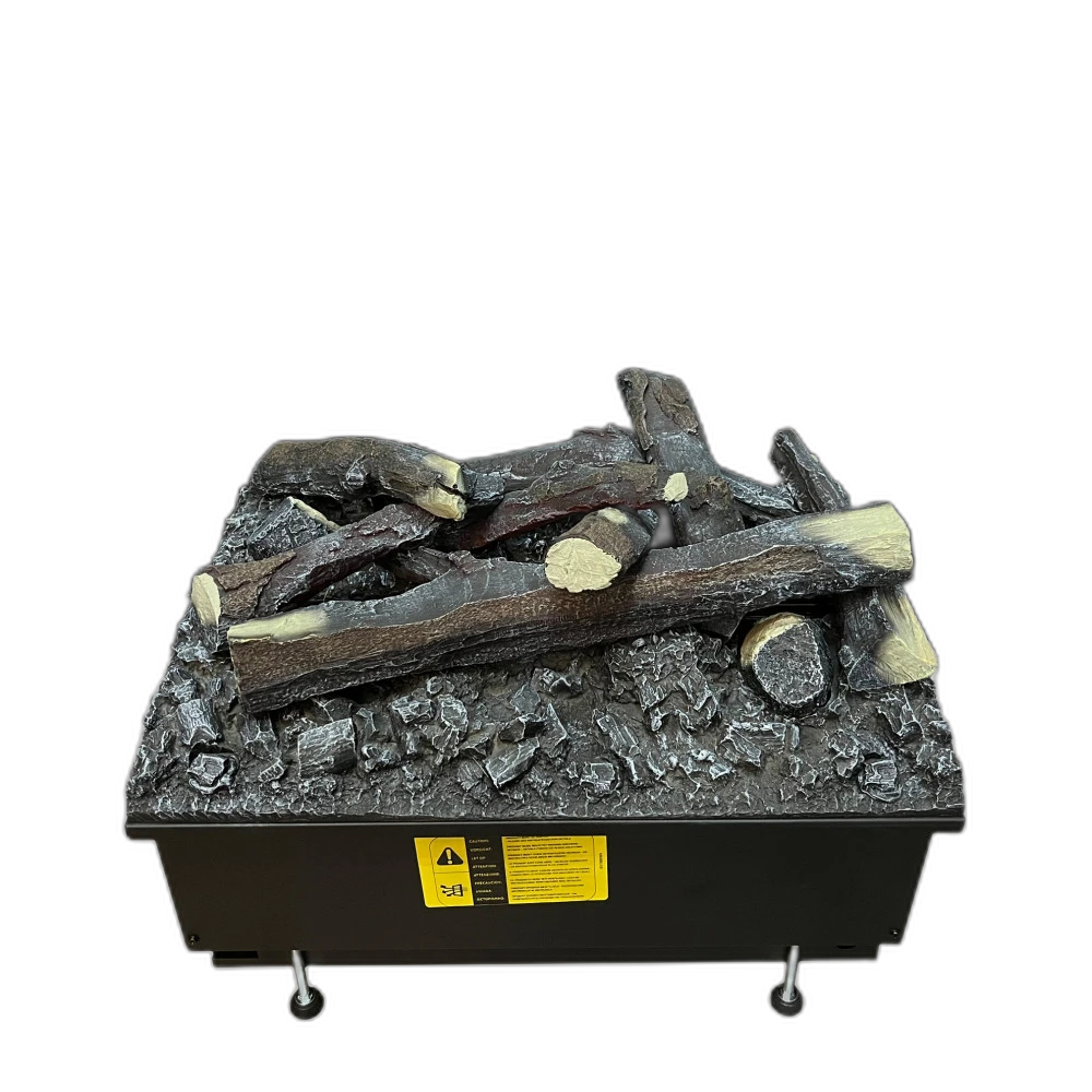 Електрокамін паровий Dimplex Opti-Myst Cassette 500 P SS New зі справжнім 3D ефектом полумʼя та звуком (підключення до води, новий дизайн дров), розмір 508x390x354