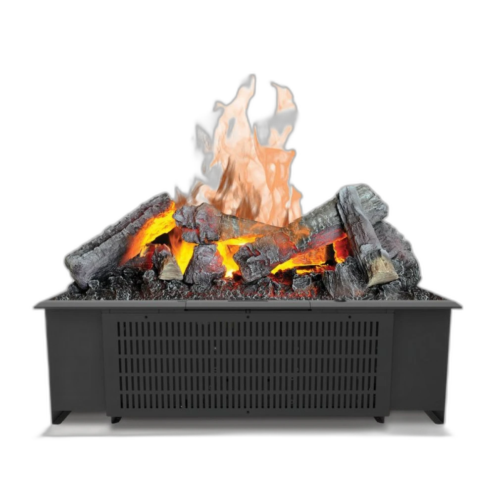 Електрокамін паровий Dimplex Opti-Myst Cassette 600 зі справжнім 3D ефектом полумʼя та дровами, розмір 564x171(+170)x216