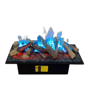 Електрокамін паровий Dimplex Opti-Myst Cassette 750 Multicolor P SS зі справжнім 3D ефектом полумʼя, звуком та кольоровим полумʼям (підключення до води, з дровами), розмір 726x390x356