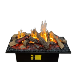 Електрокамін паровий Dimplex Opti-Myst Cassette 750 P SS зі справжнім 3D ефектом полумʼя та звуком (підключення до води, з дровами), розмір 726x390x356
