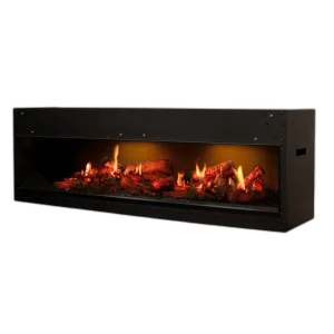 Електрокамін Dimplex Opti-V Double PGF-20 з 5D ефектом полумʼя, звуком та дровами, розмір 1380x450x345
