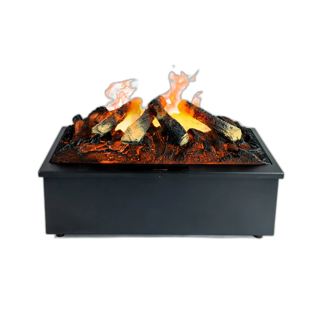 Електрокамін паровий Royal 3D Inferno LED зі справжнім 3D ефектом полумʼя, дровами та звуком, розмір 570x205(+140)x303