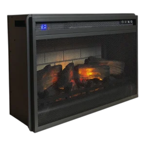 Електрокамін з обігрівом Royal Flame Vision 26 EF LED 3D FX зі звуком, 3D ефектом полумʼя, дровами та ефектом тління, розмір 690x444x224