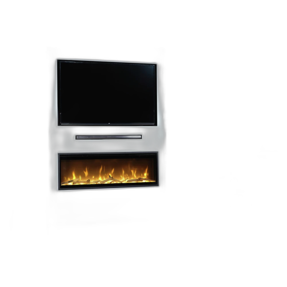 Електрокамін з обігрівом Dimplex Ignite Evolve 50 (EVO1200) з дровами, кристалами скла, кольорами полумʼя та підсвітки наповнення, WiFi керування, розмір 1306x419x152 + Подарунок! Зволожувач повітря