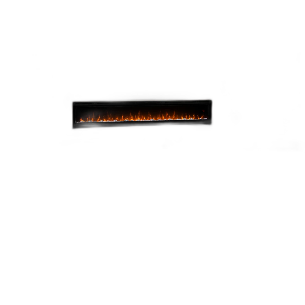 Електрокамін з обігрівом Dimplex Prism 74 LED (BLF7451) лінійний, з кристалами, кольорами, розмір 1883x493x187 + Подарунок! Комплект дров керамічних