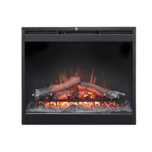 Електрокамін з обігрівом Dimplex Symphony 26 Slim (DF2624L-INT) з дровами, ефектом тління, підсвітками, розмір 695x595x182