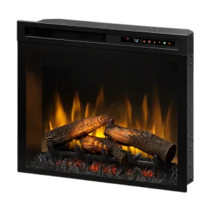 Електрокамін з обігрівом Dimplex Symphony XHD 28 з  живим  полумʼям, ефектом тліючих дров, швидкістю язиків полумʼя (695x597x191) (XHD28L)