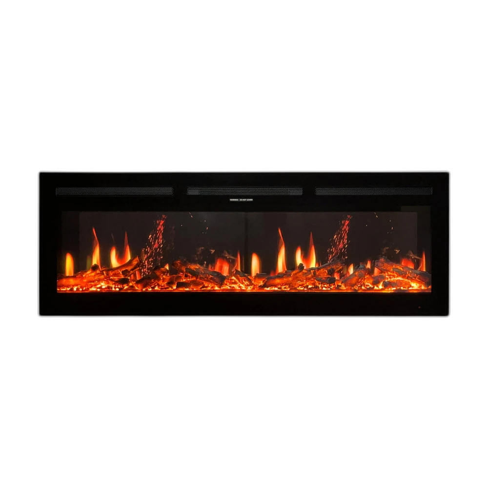 Електрокамін з обігрівом Royal 5D V-Art 50 L (1270x450x165) з 5D ефектом полумʼя, звуком, дровами та ефектом тління, кольорами та варіантами реалістичного полумʼя (5DVART50L)