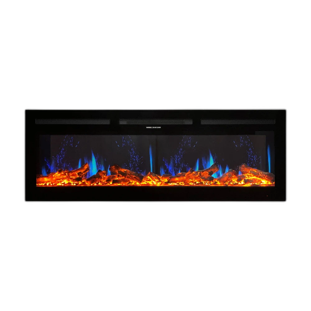 Електрокамін з обігрівом Royal 5D V-Art 50 L (1270x450x165) з 5D ефектом полумʼя, звуком, дровами та ефектом тління, кольорами та варіантами реалістичного полумʼя (5DVART50L)