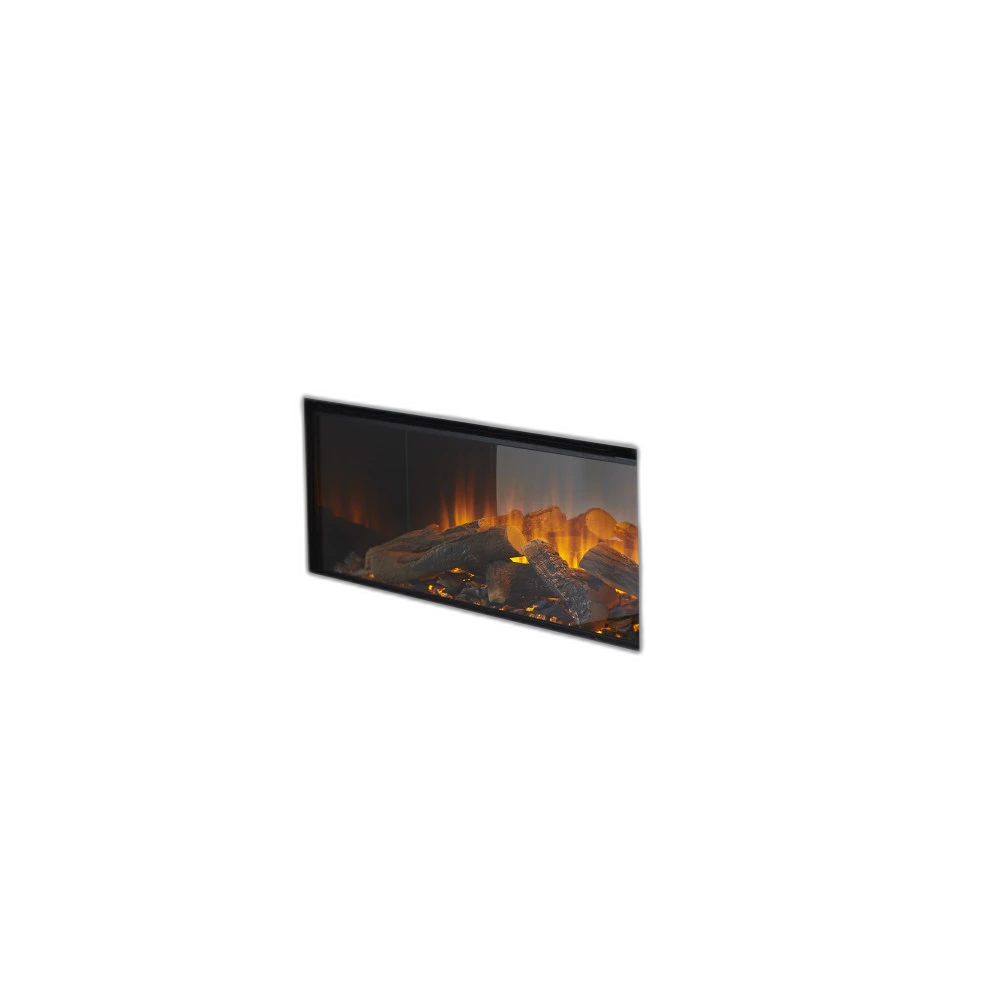 Електрокамін тристоронній British Fires NEW FOREST 870 з обігрівом, дровами, вугіллям, корою, кристалами, кольоровими підсвітками наповнення, розмір 870x465x311